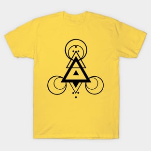 TRIANGLES AND CIRCULES, SACRED GEOMETRY T-Shirt